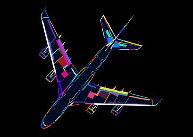 Abstract airplane