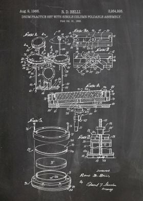 drum pratice set patent