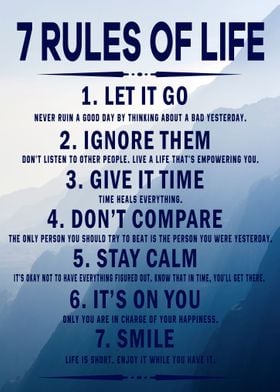 7 Rules Of Life