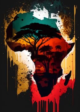 African Art Abstract 