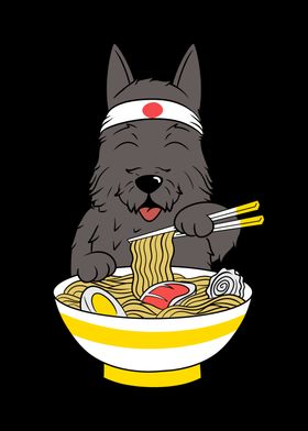 Scottish Terrier Ramen 