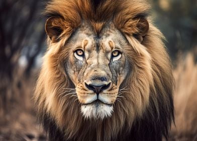 Lion portrait