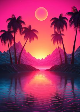 Tropical Beach Sunset 7