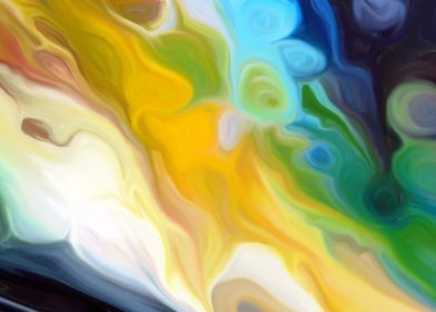 abstract painting  swirl