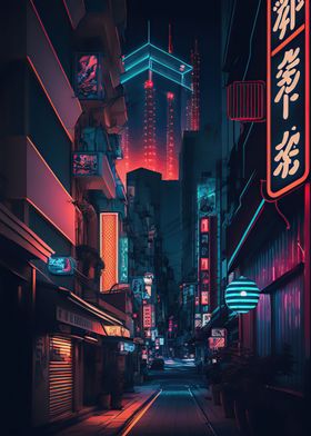 Tokyo neon japanese