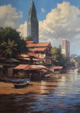 Bangkok Thailand in Oil