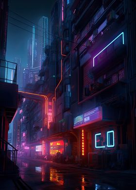 Cyberpunk City 02