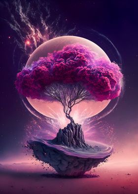 Magic floating tree