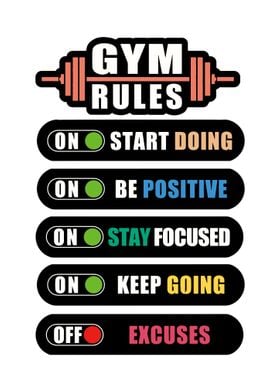 Gym Rules Motivation