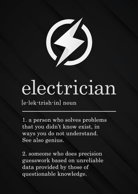 Funny Electrician Sign