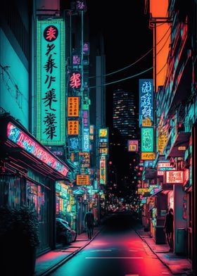 Tokyo neon japanese