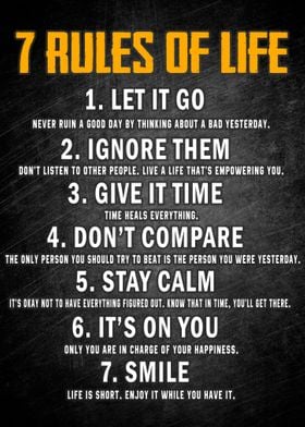 7 Rules Of Life 