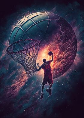 Basketball Sport Colorful