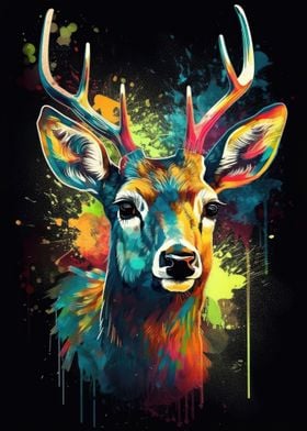 Deer Art Style 2