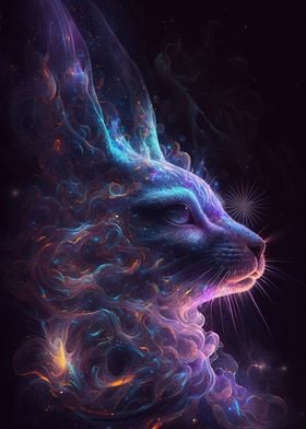 Galaxy Rabbit Animal