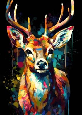 Deer Art Style 3