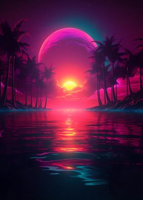 Tropical Beach Sunset 5