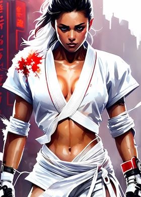 Karate Fighter Girl 