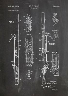 Bassoon patent 1964