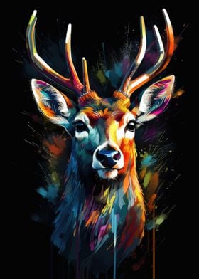 Deer Art Style 1