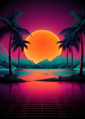 Tropical Beach Sunset 4