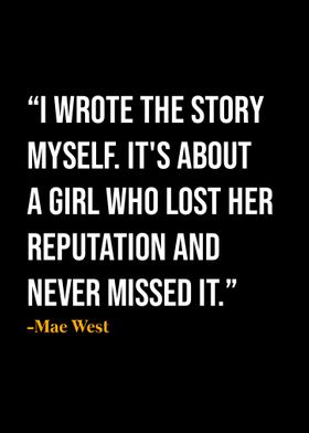 Mae West Quote 