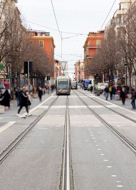 Tram Line of Nice France