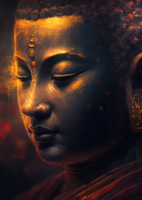 Cosmic Buddha art