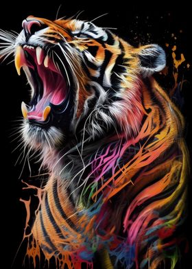 Colorful Tiger Animals