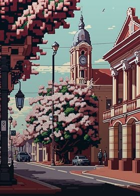 Timisoara Pixel art