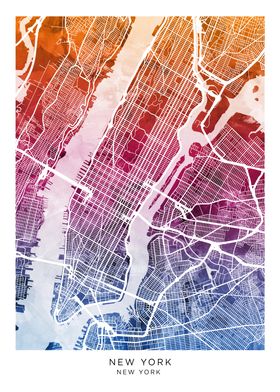 New York New York Map