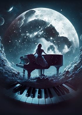 Playing piano 
