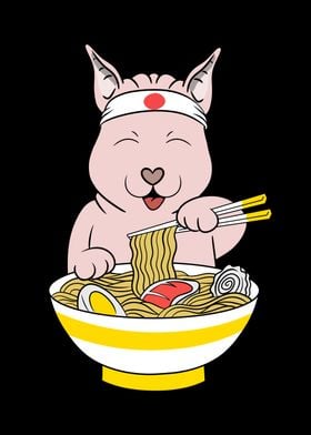 Sphynx Cat Ramen 