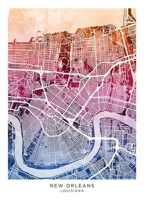 New Orleans City Map