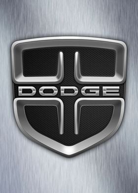 METAL DODGE CROSS CREST