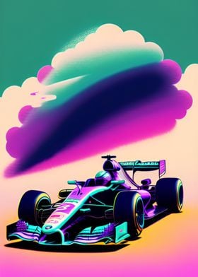 Formula 1 Neon Style