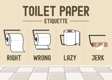 Toilet Paper Etiquette