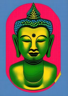Pop Art Buddha 07