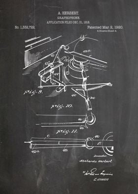 Graphophone patent 1920