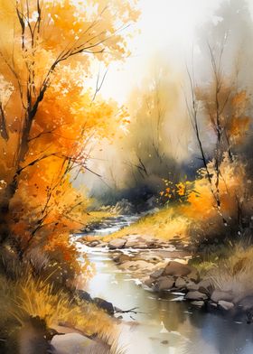 Watercolor Nature Art