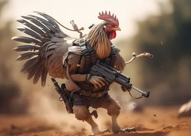 Awesome Military Chicken