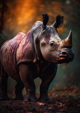 Beautiful Rhinoceros