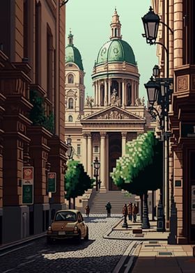 Vienna Pixel art