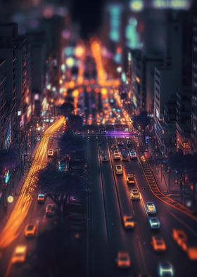 road at night 