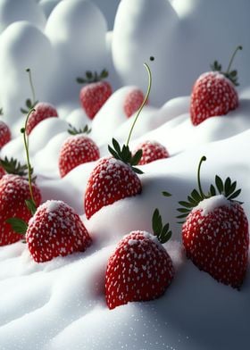 red strawberries 