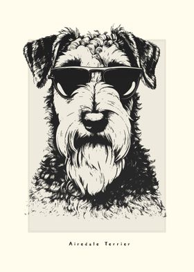 Airedale Terrier Sketch