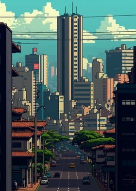 Belo Horizonte Pixel art