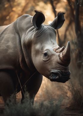 Beautiful Rhinoceros