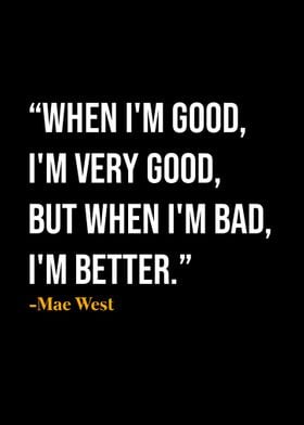 Mae West Quote 