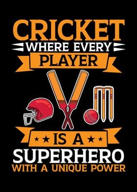 In cricket is every player